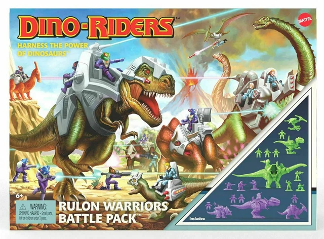 DINO RIDERS RULON Warriors Battle Pack Esclusiva Figure Mattel EUR 69 ...