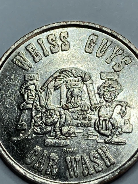 WEISS GUYS CAR WASH TOKEN PHOENIX ARIZONA OBSOLETE #qj1