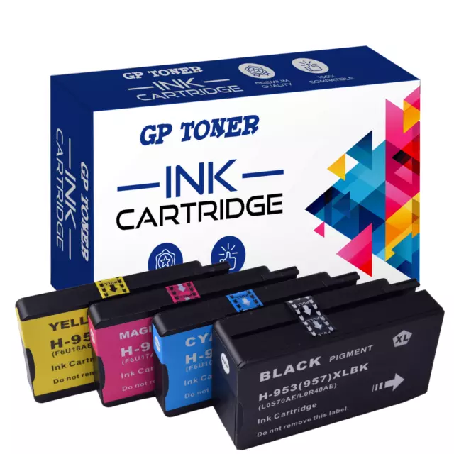 4 cartucce per HP 953 XL OfficeJet Pro 7720 7730 7740 8210 8710 8715 8720 8740