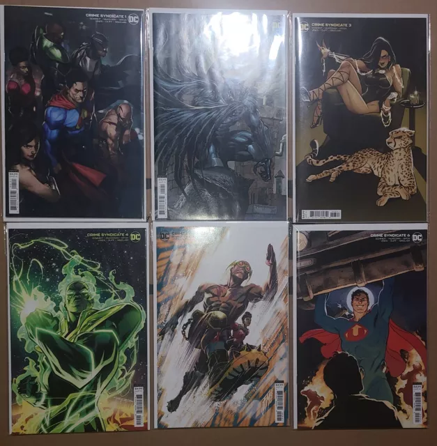 Crime Syndicate #1 - 6 Complete Series Lot Variants 2021 DC Comics