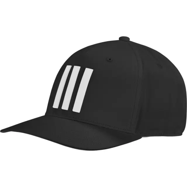 Adidas Herren Tourmütze 3 Streifen Baseballkappe verstellbare Mütze (alle Farben)