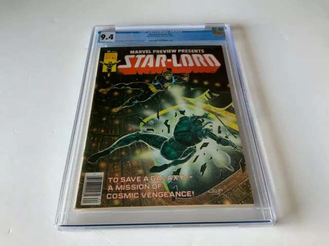 Marvel Preview 15 Cgc 9.4 Starlord Star Lord To Save A Galaxy Marvel Comic 1978