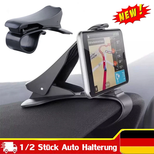 1/2x cruscotto universale auto supporto cellulare veicolo smartphone supporto morsetto