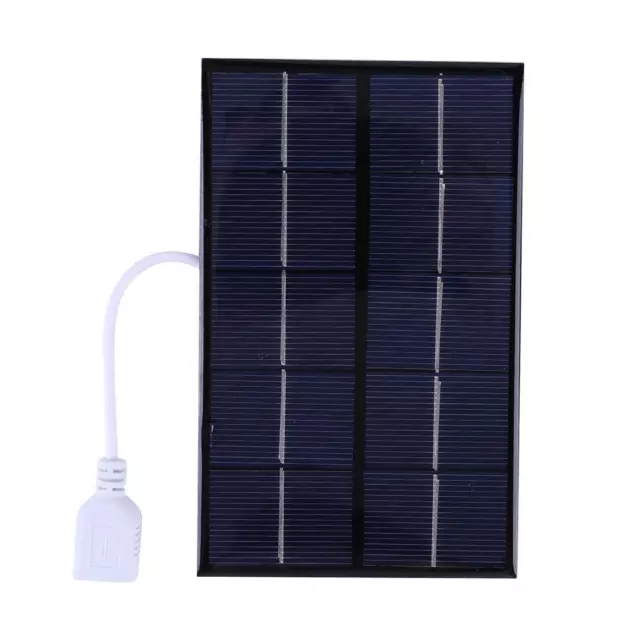 LF# USB Solar Panel Outdoor 5W 5V Polysilicon + Epoxy Travel DIY Solar Charger