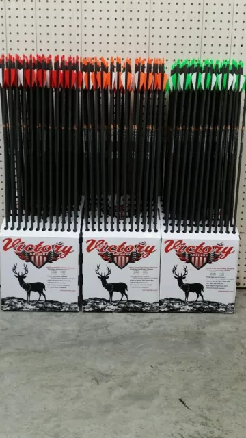 VICTORY Buck Buster CARBON arrows 350 400 500 1 DOZEN 1/2 Dozen