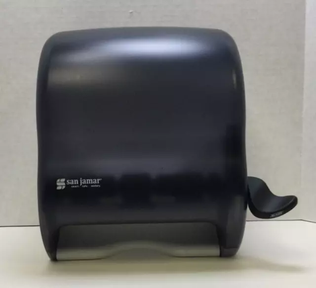 San Jamar Element Lever Roll Towel Dispenser Classic Black 12 1/2 x 8 1/2 x 12 3