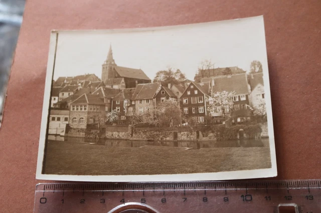 tolles altes Foto - Stadtansicht von Kettwig - Essen - 1910-20 ??