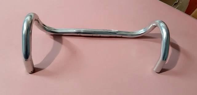 Cintre De Guidon De Course Eleven Carbon - Alliage Aluminium Et Carbone - Diamètre 31.8 Mm - Blanc/Argent - Neuf