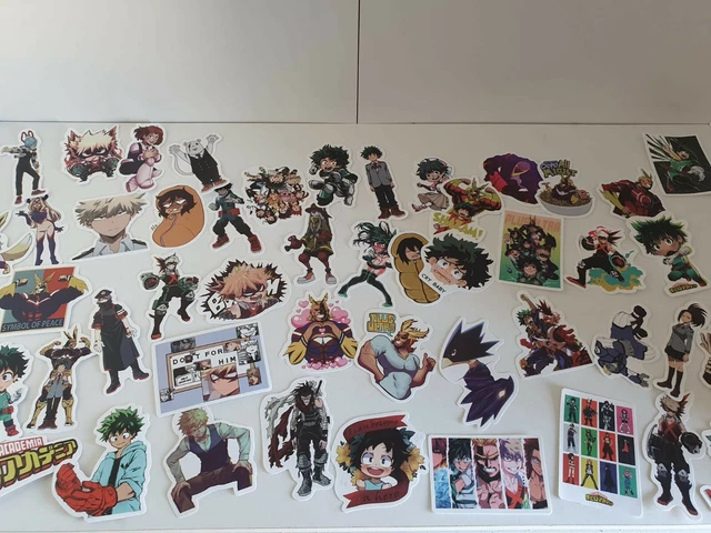 My Hero Academia Lot De 106 Autocollants Imperméables Pour Ordinateur, Vélo, Bagages