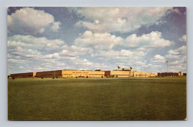 Kalamazoo MI The Upjohn Company Manufacturing Building Plant Vtg Postcard View