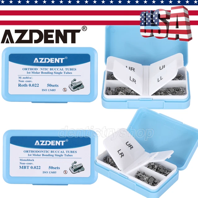 Bracket Azdent Rosso Brackets Ortodontici Standard Roth - 20 Confezioni (20 Pz L'una) Slot .022 Con Ganci 3-4-5 - AZDENT AZDENT .022 Ganci 3-4-5 - Foto 10