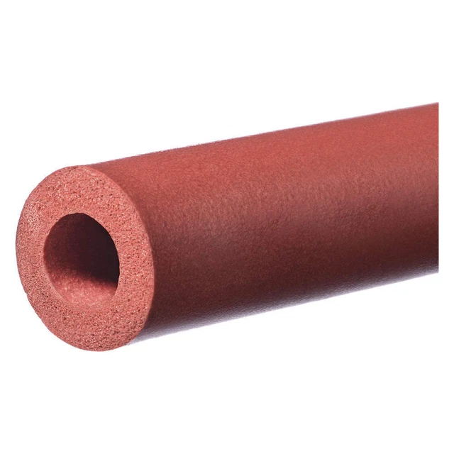 GRAINGER APPROVED ZUSASSR-T-3 Silicone Tube,Outside Dia. 1 in,L 5 ft