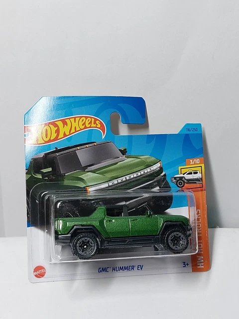 Hot Wheels 1/64 - GMC Hummer EV 2024 - Mainline #6/10 - Modèle Bleu En Métal Moulé