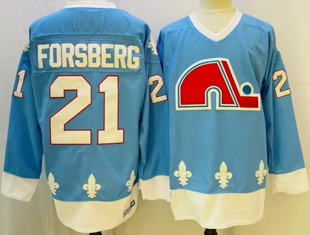 Peter Forsberg Quebec Nordiques Fanatics Branded Premier Breakaway