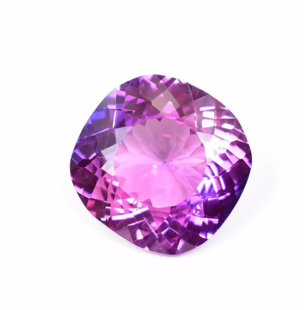 16.70 Ct Natural Faceted Pink Purple Taaffeite Loose Gemstone Cushion Certified