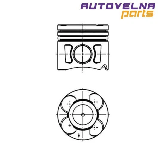 Pistone Kolbenschmidt 41289600 Nuovo