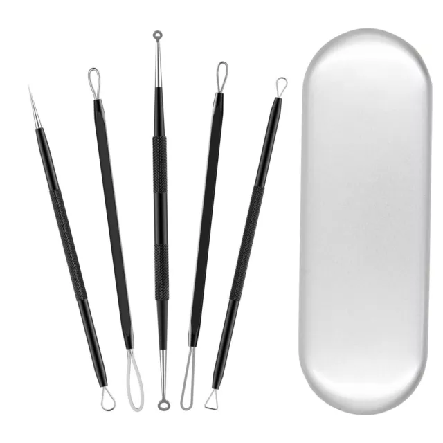 5 en 1 Kit de herramientas de Extractor de puntos negros de herramientas