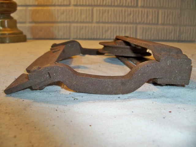 3 Vintage Iron Barn Door Roller Shed Sliding Door Trolley Wheels Hardware 9