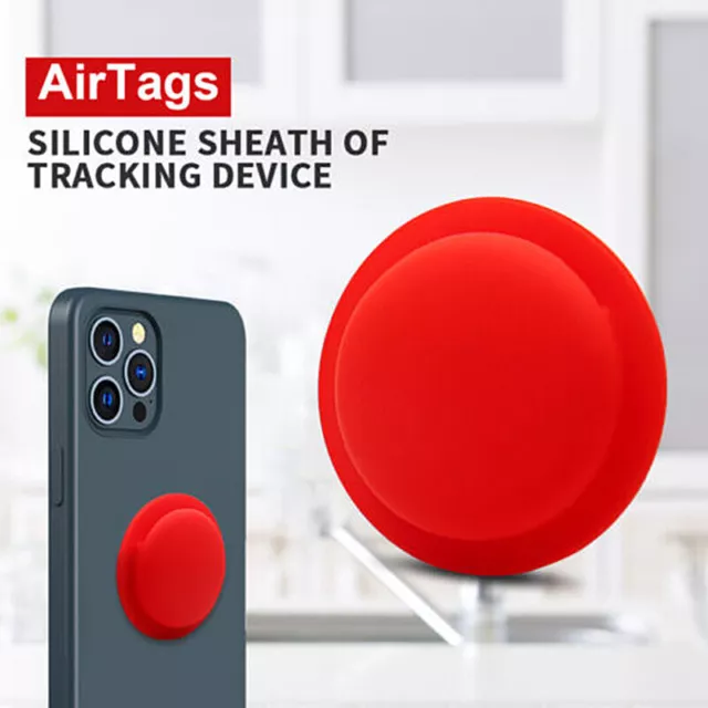 Silicona Adhesivo Soporte Air Llavero Tracker Para Apple Etiqueta de aire