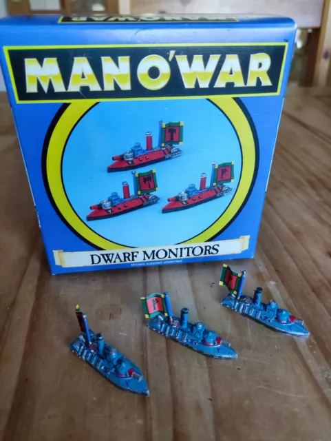 Man O'War Dwarf Monitors - Boxed - Man O War Warhammer Games Workshop