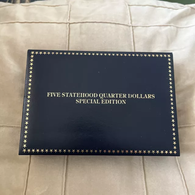 Five Statehood Quarter Dollars Special Edition 2008