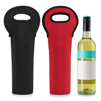kwmobile 2X Bottiglia 330-500ml Cooler Sleeve per Bottiglie Realizzato in Neoprene Nero/Blu Isolante per Birre e Altre Bevande 
