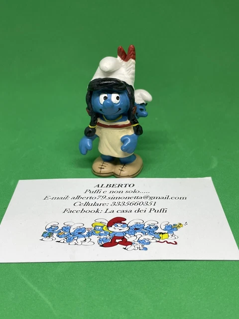 Puffi Smurfs Puffo Indiani Indiano Americans Native Puffetta Indiana 20555