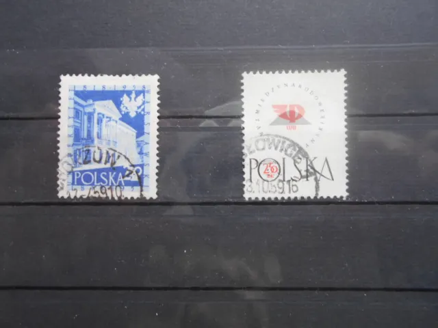 Briefmarken Polen Polska 1958 Mi.-Nr. 1056 + 1057 gestempelt