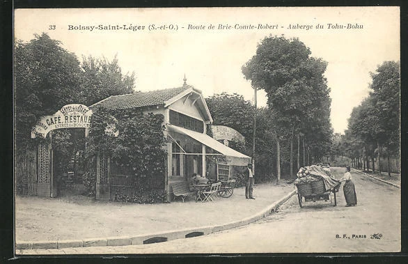 CPA Boissy-Saint-Leger, Route de Brie-Comte-Robert, Auberge du Tohu-Bohu