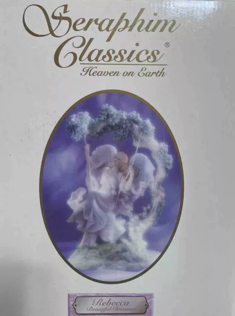 1999 Seraphim Classics "Rebecca Beautiful Dreamer" Angel Figurine #81480 9"