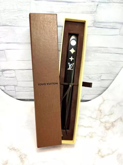 Authentic Louis Vuitton Letter Opener Paper Knife Wooden VIP Gift Item with  Box