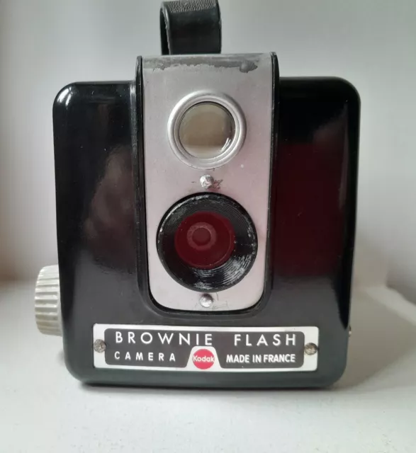 Appareil Photo Kodak Brownie Flash Camera Vintage 1955 Ancien Objet du XXème TBE