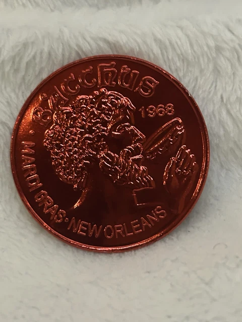 2025 NEW ORLEANS Mardi Gras Krewe of Bacchus Shaquille O’Neil Doubloon £4.66 PicClick UK