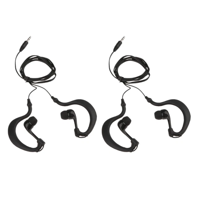 2x WBF-18 Wasserdichte Kopfhörer mit Ohrbügel Sportlich Headset für IPod MP3