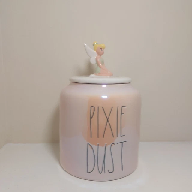Rea Dunn "Disney Tinker Bell Cookie Jar" Pixie Dust!! Brand New!!!