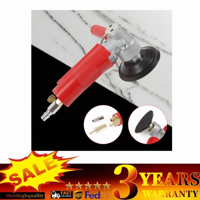 4Inch Pneumatic Air Wet Jet Air Polisher Grinder Water Sander Granite 4300Rpm US