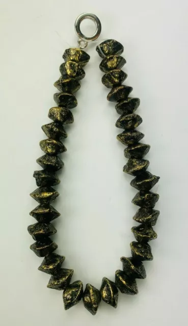 34 Messing Perlen African Brass Beads Ghana BeadsCompany