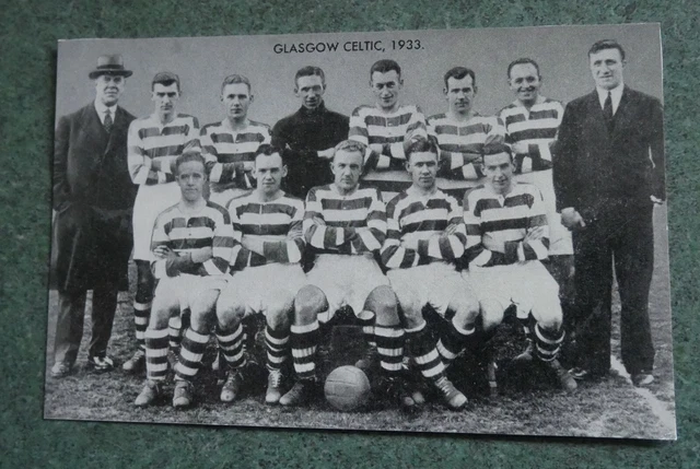 1933 Glasgow Celtic Fc Original Berühmte Mannschaft In Fussballgeschichte Karte Dc Thomson
