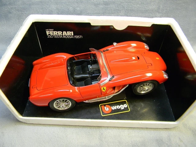 Ferrari 250 Testa Rossa 1000 Miglia - Burago 1/18 - Miniature De Collection En Boîte