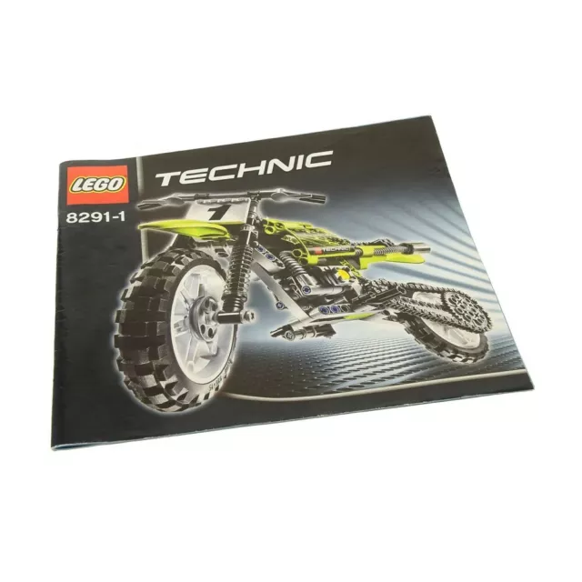 1x LEGO Technic Istruzioni di Libro 1 Model Riding Cycle Dirt Bike Moto 8291