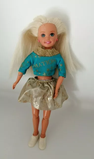 Ancienne blonde Poupée Mannequin Vintage Barbie Stacie Mattel Boucles d'oreilles