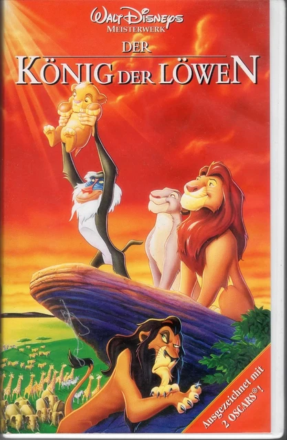 VHS DER K nig Der L wen Walt Disney EUR 4 00 PicClick DE