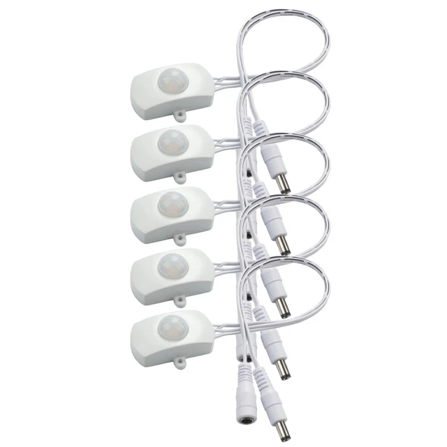 Interruttore A Sensore Di Movimento PIR 5-24V Per Strisce LED: Regolabile E Facile Da Usare!