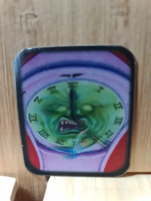 GOOSEBUMPS 🏆3D Action Tazo Card🏆#60- Tick Tock You're Dead -