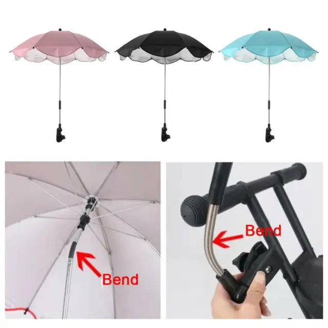 Universal Baby Parasol Umbrella Protection   Rays Cover for Buggy Stroller