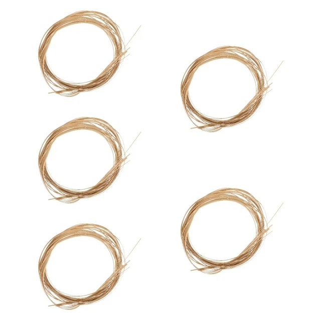 5 Rollen diy natürlich Handwerk Bambus-Webstreifen-Dekor Pro Handwerk gewebt