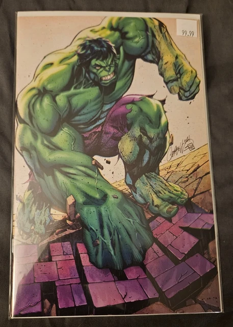 HULK #7  J. Scott Campbell 1:100 Incentive Virgin Variant Sick Cover!! NM