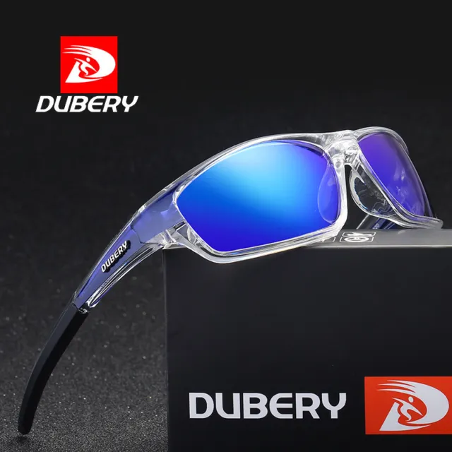 DUBERY Mens Sport Polarized Sunglasses Driving Outdoor Riding Fashion Glasses