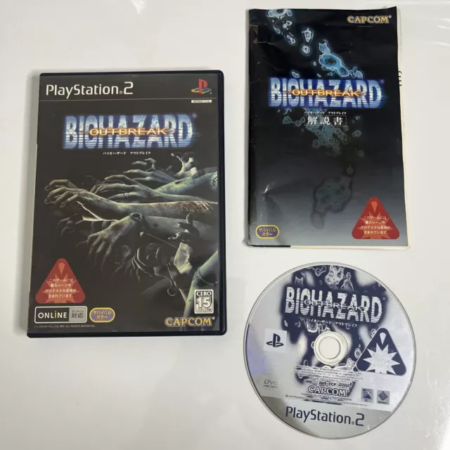 BioHazard Resident Evil 3 Set Sony PlayStation 2 PS2 CAPCOM NTSC-J From  Japan