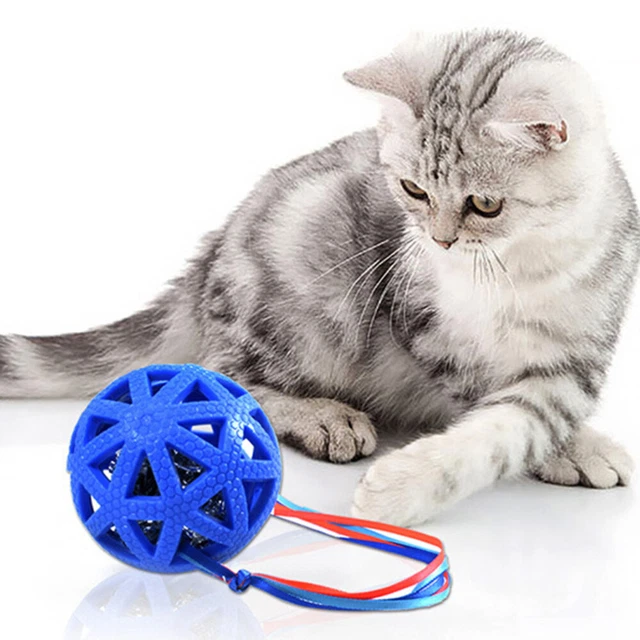 Juguete chirriante para perros juguete de movimiento para gatos bola interactiva